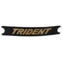 Nameplate -Trident T160 Gold/Black Short..
